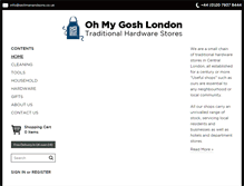 Tablet Screenshot of goshhardware.com